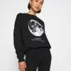 Even&Odd Damen Printed Oversized Sweatshirt - Sweatshirt - Black -Even&Odd Verkäufe 2023 8aa1b88dca9f43748fa58572aafdae21