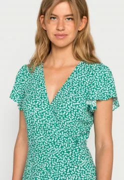 Even&Odd Damen Freizeitkleid - Green/white -Even&Odd Verkäufe 2023 8ba30130c4f74acdb8d3aa653a2deecd