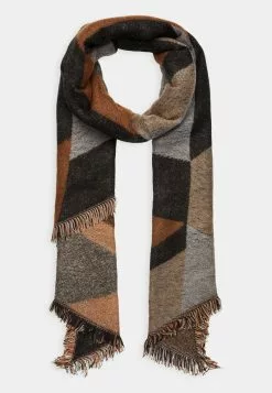 Even&Odd Damen Schal - Copper/black/grey