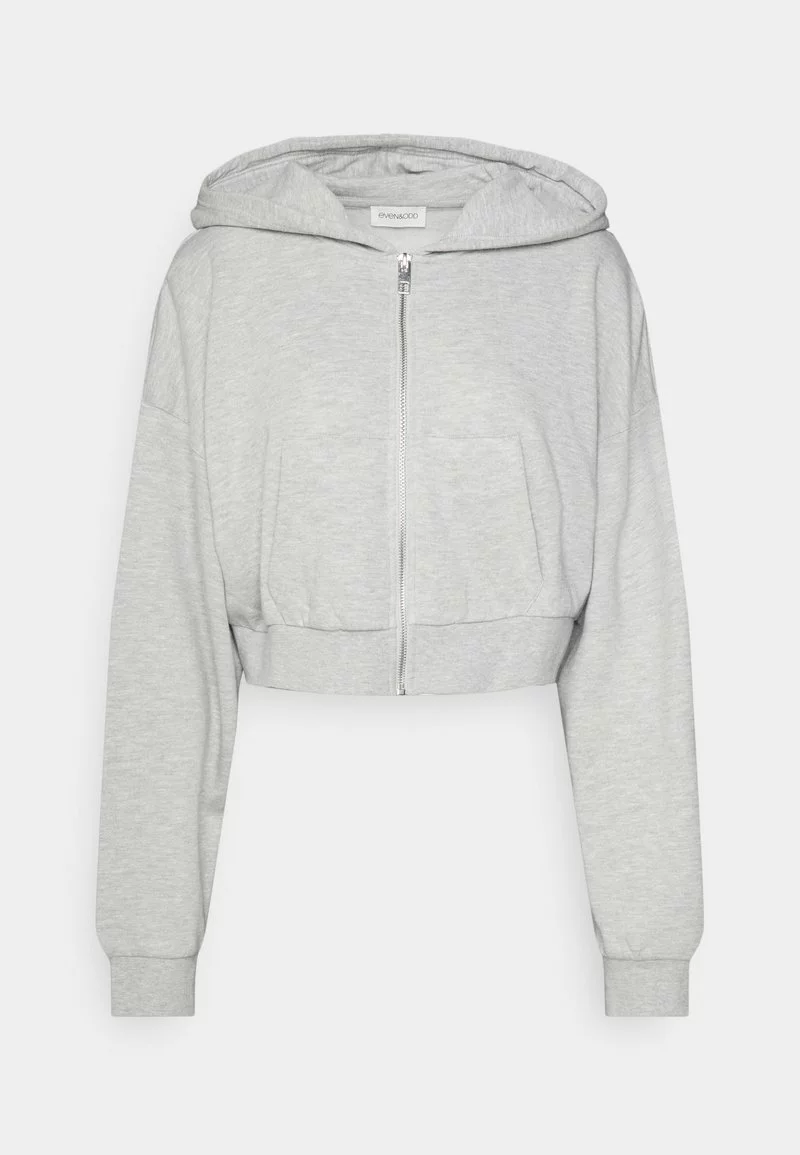 Even&Odd Damen Sweatjacke - Mottled Light Grey 8 Even&Odd Damen Sweatjacke - Mottled Light Grey – Bild 6