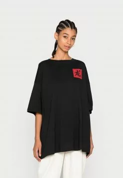 Even&Odd Damen T-Shirt Print - Black