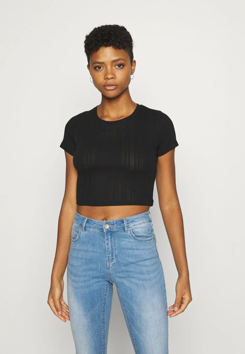 Even&Odd Damen 3 PACK - T-Shirt Basic - Black/mottled Green/white 7 Even&Odd Damen 3 PACK - T-Shirt Basic - Black/mottled Green/white – Bild 5