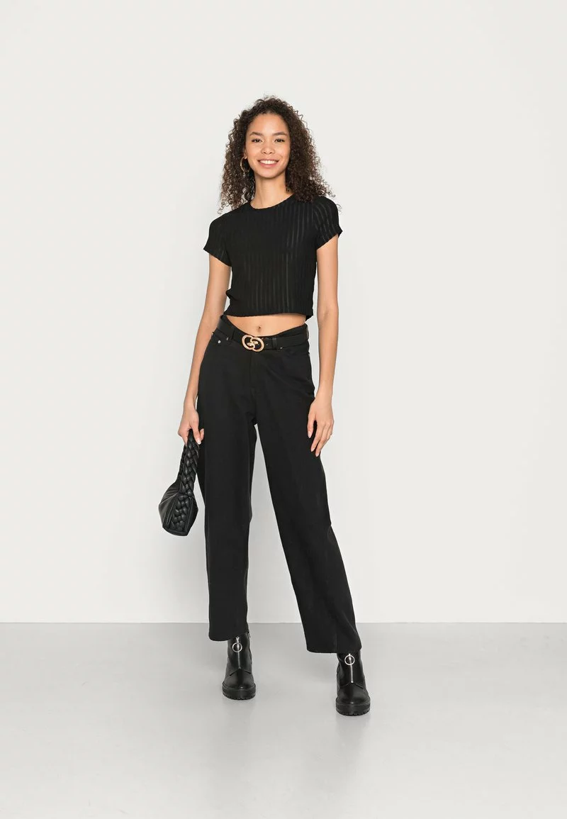 Even&Odd Damen T-Shirt Basic - Black 4 Even&Odd Damen T-Shirt Basic - Black – Bild 2