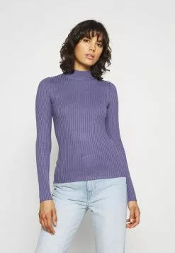 Even&Odd Damen Strickpullover - Blue/grey