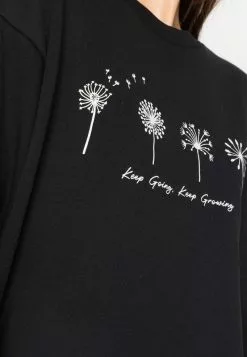 Even&Odd Damen OVERSIZED FLOWER PRINT - Sweatshirt - Black -Even&Odd Verkäufe 2023 9277e99e7948492880567e9c001c4fe0