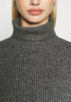 Even&Odd Damen CROPPED BOXY ROLL NECK - Strickpullover - Mottled Dark Grey 15 Even&Odd Damen CROPPED BOXY ROLL NECK - Strickpullover - Mottled Dark Grey -Even&Odd Verkäufe 2023 9321cd3b36b7482cb67d445820c69a25