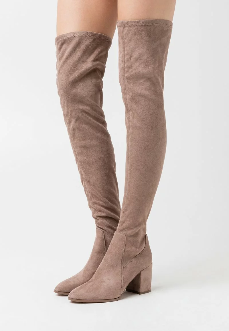 Even&Odd Damen Overknees - Taupe 3 Even&Odd Damen Overknees - Taupe