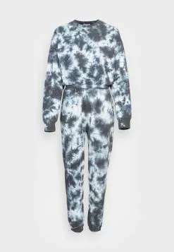 Even&Odd Damen SET - CROPPED SWEAT & JOGGER IN TIE DYE - Sweatshirt - Grey -Even&Odd Verkäufe 2023 9448844b9367467d878494efdd3353ba