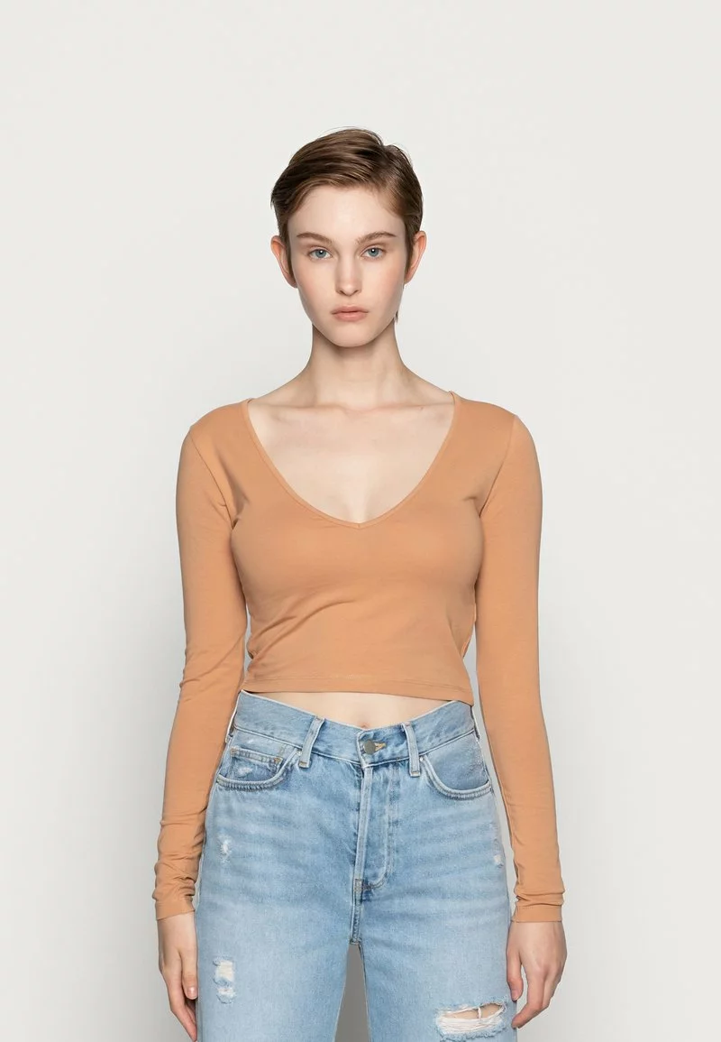 Even&Odd Damen 2 PACK - Langarmshirt - Camel/black 4 Even&Odd Damen 2 PACK - Langarmshirt - Camel/black – Bild 2