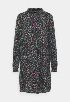 Even&Odd Damen Freizeitkleid - Black/blue -Even&Odd Verkäufe 2023 965f2d3516b1497486fe50601e257763