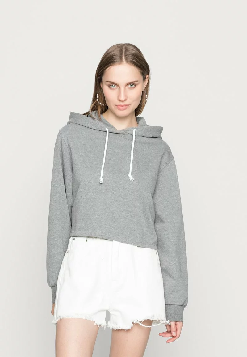 Even&Odd Damen Sweatshirt - Mottled Dark Grey 3 Even&Odd Damen Sweatshirt - Mottled Dark Grey
