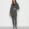 Even&Odd Damen CARDIGAN & LEGGINGS SET - Strickjacke - Mottled Dark Grey