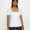 Even&Odd Damen T-Shirt Print - White -Even&Odd Verkäufe 2023 9b27a7d5416a4764b47c858e32095acb