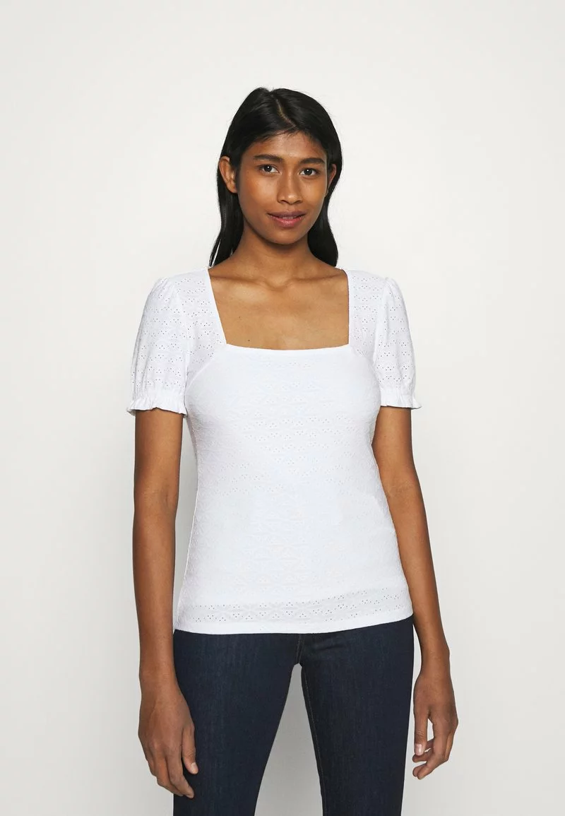 Even&Odd Damen T-Shirt Print - White 3 Even&Odd Damen T-Shirt Print - White
