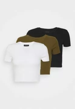 Even&Odd Damen 3 PACK - T-Shirt Basic - Black/white/khaki 16 Even&Odd Damen 3 PACK - T-Shirt Basic - Black/white/khaki -Even&Odd Verkäufe 2023 9ba667b5111748ac9a8e13152e4f3b9a