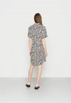 Even&Odd Damen Blusenkleid - Black/white -Even&Odd Verkäufe 2023 9d4a9767cf864f3c95dee30ad1cf976d