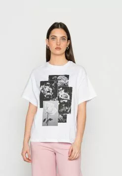 Even&Odd T-Shirt Print - White | Damen