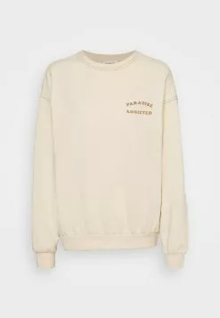 Even&Odd Damen Sweatshirt - Offwhite/brown