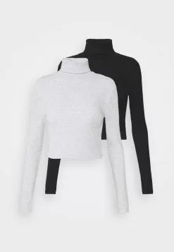 Even&Odd Damen 2 PACK - Langarmshirt - Black/grey -Even&Odd Verkäufe 2023 a143f9b49e464630868d50b2953e2171