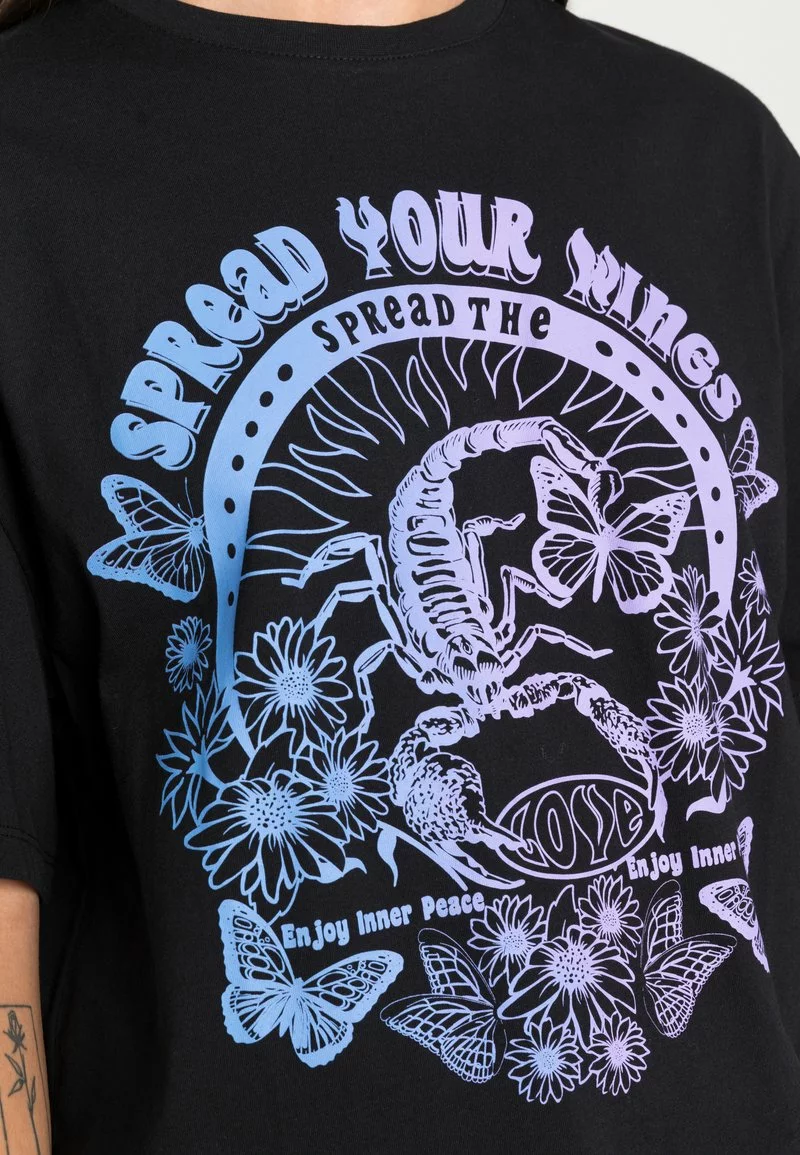 Even&Odd Damen T-Shirt Print - Black 7 Even&Odd Damen T-Shirt Print - Black – Bild 5