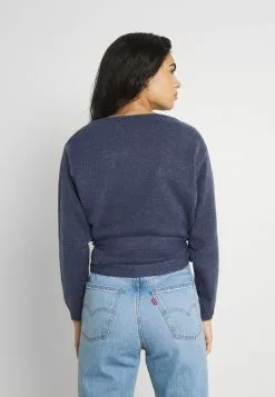 Even&Odd Damen WICKELJACKE - Strickjacke - Blue-grey -Even&Odd Verkäufe 2023 a18df35d48be4208a56ab6e5377cde1a