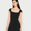 Even&Odd Damen Jerseykleid - Black -Even&Odd Verkäufe 2023 a1d912fe96b3448baa9c7325517a1ef1