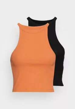 Even&Odd Damen Top - Black/orange -Even&Odd Verkäufe 2023 a3ea5c292a0f41638bc19c13cb72dc80