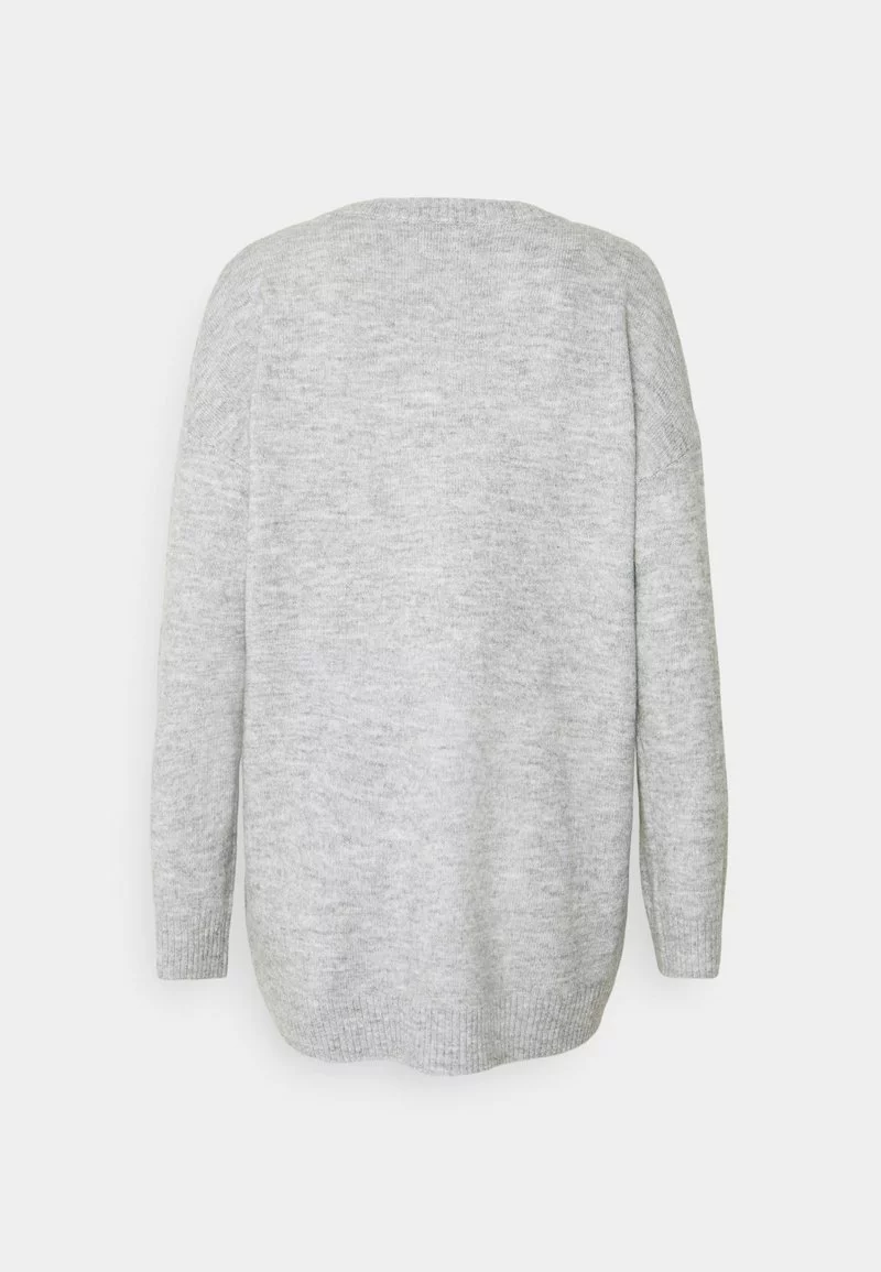 Even&Odd Damen Strickpullover - Mottled Light Grey 4 Even&Odd Damen Strickpullover - Mottled Light Grey – Bild 2