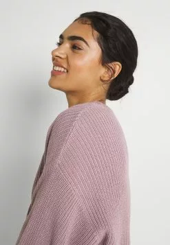 Even&Odd Damen CROPPED JUMPER - Strickpullover - Lilac -Even&Odd Verkäufe 2023 a7787219d3254f17840efedb43ef9794