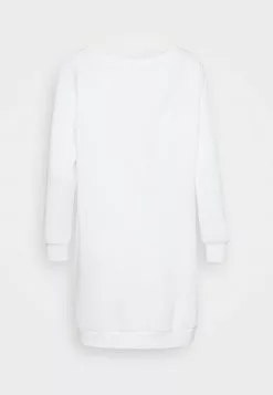 Even&Odd Damen SWEAT OFF SHOULDER MINI DRESS - Freizeitkleid - White -Even&Odd Verkäufe 2023 a86b6e9ac1e3484fbc68fbe8663b2eee