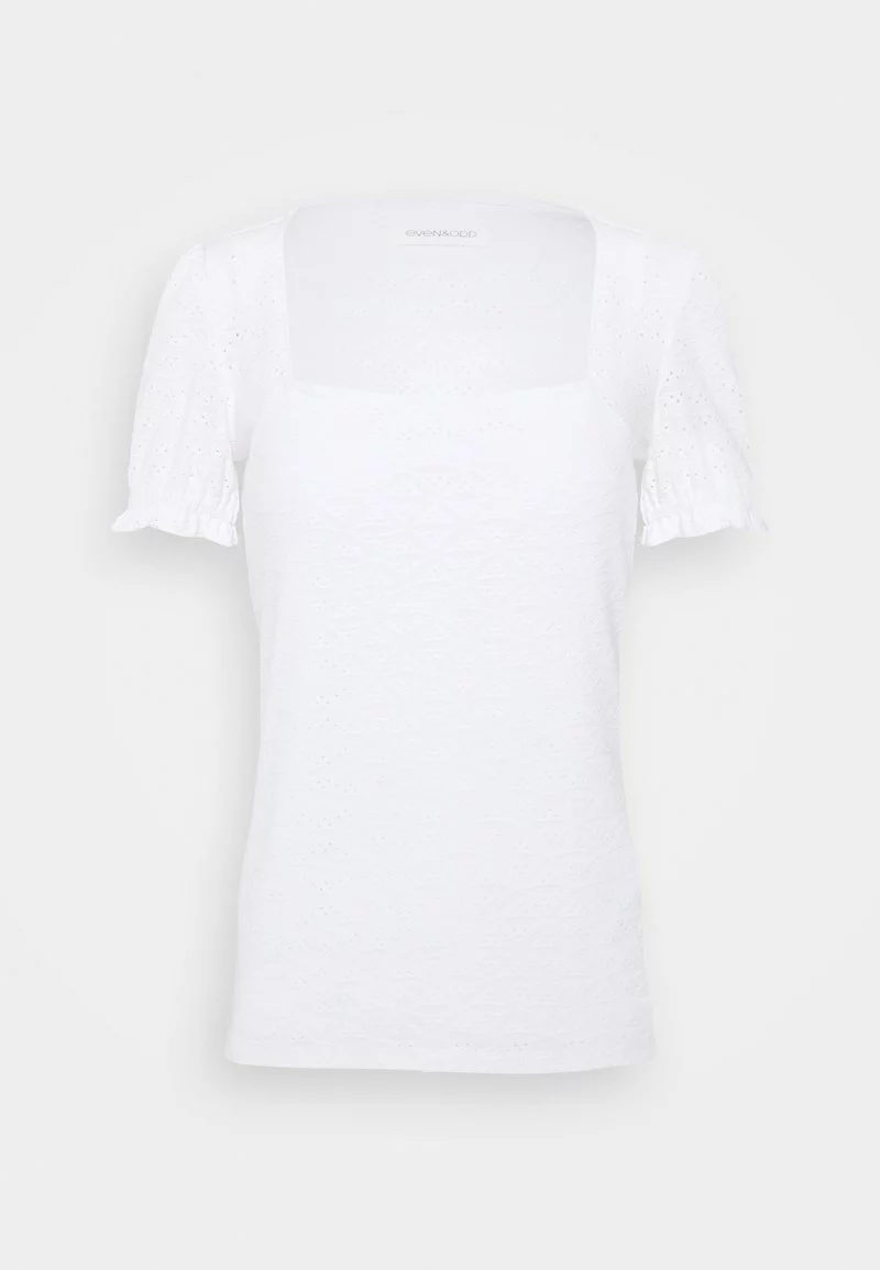 Even&Odd Damen T-Shirt Print - White 6 Even&Odd Damen T-Shirt Print - White – Bild 4