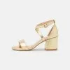 Even&Odd Damen Riemensandalette - Gold