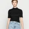 Even&Odd Damen T-Shirt Basic - Black -Even&Odd Verkäufe 2023 ab55078cc3514f8aacc5c0225d50f0c5