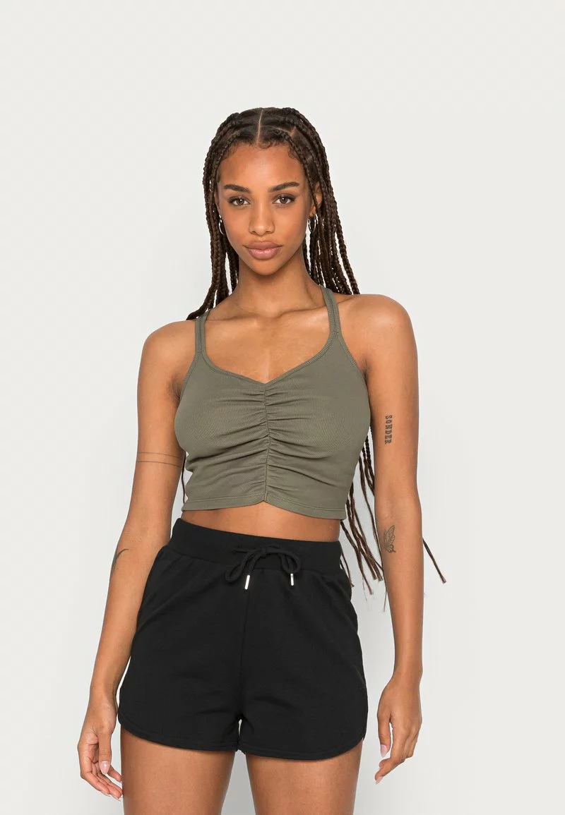 Even&Odd Damen Top - Khaki 3 Even&Odd Damen Top - Khaki