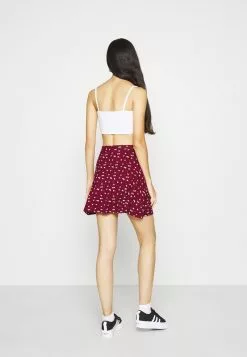 Even&Odd Damen A-Linien-Rock - Black/bordeaux -Even&Odd Verkäufe 2023 ac218daebe4546609d118f4d6da3c4d5