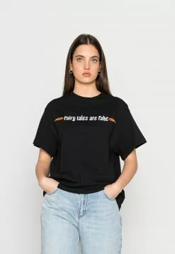 Even&Odd Damen T-Shirt Basic - Black