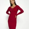 Even&Odd Damen KNIT V NECK MIDI BODYCON DRESS - Etuikleid - Red -Even&Odd Verkäufe 2023 ae15d57f912a4b499a55724f6bb3e290