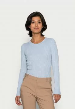 Even&Odd Damen Strickpullover - Mottled Light Blue