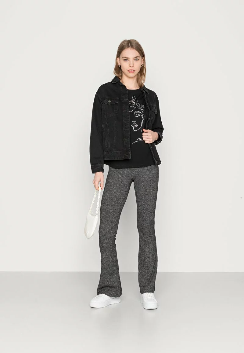 Even&Odd Damen T-Shirt Print - Black 4 Even&Odd Damen T-Shirt Print - Black – Bild 2