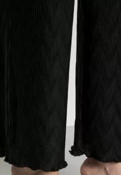 Even&Odd Damen Plisse Scallop Hem Trouser - Stoffhose - Black -Even&Odd Verkäufe 2023 b1f06f8eb22f4619869a5ff523015af1