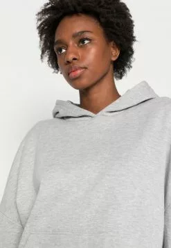 Even&Odd Damen HOODIE LONG WITHOUT DRAWCORD AND POCKET - Kapuzenpullover - Mottled Light Grey -Even&Odd Verkäufe 2023 b22898ef2f6f412ba0ef308fa9bc2b6e