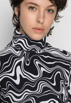 Even&Odd Langarmshirt - Black/white | Damen -Even&Odd Verkäufe 2023 b2fd23e2966649e2b1fd2bcd94c0c14d