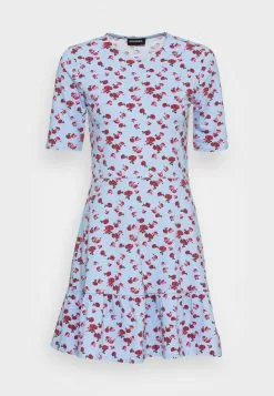 Even&Odd Damen Jerseykleid - Light Blue/multi Coloured -Even&Odd Verkäufe 2023 b3592893c6094e1798e5a4574552b7b0