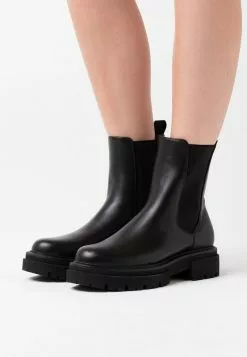 Even&Odd Damen Plateaustiefelette - Black