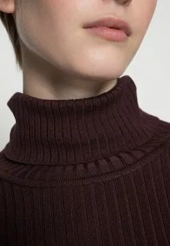 Even&Odd Damen BASIC TURTLE NECK - Strickpullover - Brown -Even&Odd Verkäufe 2023 b5a74446bb564be193d8434725e53488