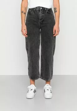 Even&Odd Damen Flared Jeans - Grey Denim