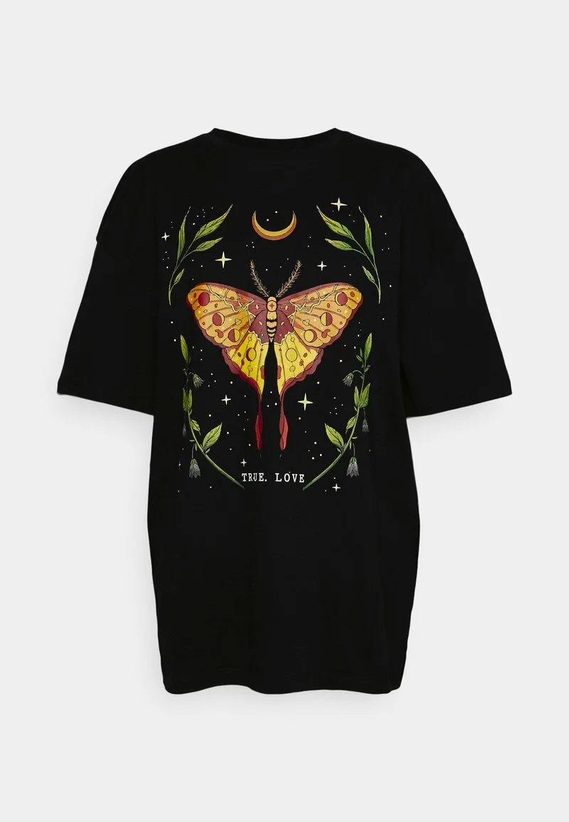 Even&Odd Damen T-Shirt Print - Black 3 Even&Odd Damen T-Shirt Print - Black