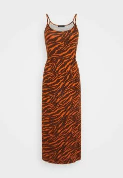 Even&Odd Damen Maxikleid - Orange/brown -Even&Odd Verkäufe 2023 b7429cf4b46344dba965474ccd3473f8