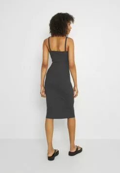 Even&Odd Damen Jerseykleid - Mottled Dark Grey -Even&Odd Verkäufe 2023 b797cb53eccc45bc84a78534693abb34