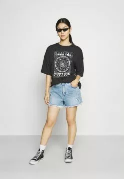 Even&Odd Damen T-Shirt Print - Anthracite -Even&Odd Verkäufe 2023 b7df7b530a7546229a9ec5f09774e458